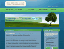 Tablet Screenshot of greavesgroup.com
